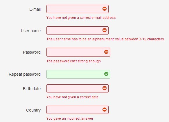 jQuery Form-Validator